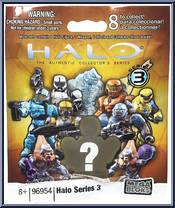 Covenant Elite Combat (Active Camo) from Halo - Blind Bags - Series  3 manufactured by Mega Bloks [Front]