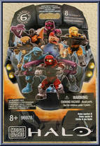 UNSC Spartan Grenadier (Red) from Halo - Blind Bags - Series  6 manufactured by Mega Bloks [Front]
