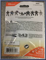 Elite Honor Guard (Active Camo) from Halo - Blind Bags - Stormbound manufactured by Mega Bloks [Back]