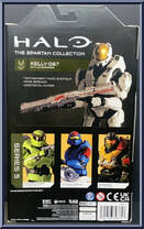 Kelly-087 from Halo Infinite (World of Halo) - Series 5 - Spartan Collection manufactured by Jazwares [Back]