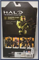 Master Chief (Halo 2) from Halo Infinite (World of Halo) - Series 4 - Spartan Collection manufactured by Jazwares [Back]