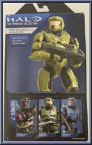 Master Chief (Halo 3) from Halo Infinite (World of Halo) - Series 7 - Spartan Collection manufactured by Jazwares [Back]