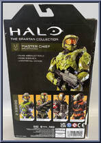 Master Chief from Halo Infinite (World of Halo) - Series 2 - Spartan Collection manufactured by Jazwares [Back]