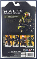 Master Chief from Halo Infinite (World of Halo) - Series 4 - Spartan Collection manufactured by Jazwares [Back]
