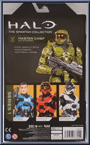Master Chief from Halo Infinite (World of Halo) - Series 1 - Spartan Collection manufactured by Jazwares [Back]