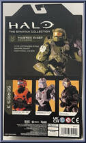 Master Chief from Halo Infinite (World of Halo) - Series 3 - Spartan Collection manufactured by Jazwares [Back]