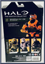Spartan MK V [B] from Halo Infinite (World of Halo) - Series 3 - Spartan Collection manufactured by Jazwares [Back]