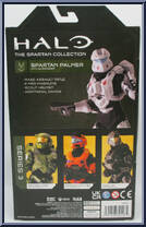 Spartan Palmer from Halo Infinite (World of Halo) - Series 3 - Spartan Collection manufactured by Jazwares [Back]