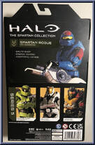 Spartan Rogue from Halo Infinite (World of Halo) - Series 5 - Spartan Collection manufactured by Jazwares [Back]