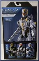 Spartan Venator from Halo Infinite (World of Halo) - Series 6 - Spartan Collection manufactured by Jazwares [Back]