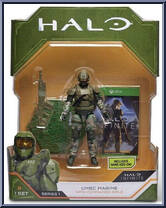 UNSC Marine (with Commando Rifle) from Halo Infinite (World of Halo) - Series 1 manufactured by Jazwares [Front]