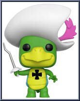 Touche Turtle (Chase) from Hanna Barbera - Touche Turtle and Dum Dum Pop! manufactured by Funko [Loose]