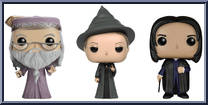 Albus Dumbledore, Minerva McGonagall & Severus Snape from Harry Potter - Pop! Sets manufactured by Funko [Loose]
