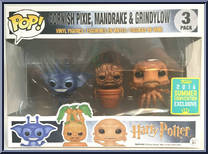 Cornish Pixie / Mandrake / Grindylow from Harry Potter - Pop! Sets manufactured by Funko [Front]