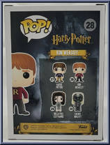 Ron Weasley ("R" Sweater) from Harry Potter - Pop! Vinyl Figures manufactured by Funko [Back]