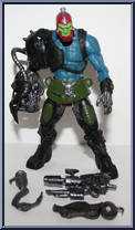 Trapjaw (Blue Chest / Olive Green Accessories) from He-Man - 2002 Series - Basic Series manufactured by Mattel [Loose]