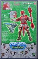 Zodak from He-Man - 2002 Series - Snake Men manufactured by Mattel [Back]