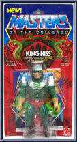 King Hiss from He-Man - Masters of the Universe - Series 5 manufactured by Mattel [Front]