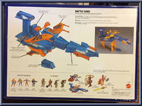 Battle Bird from He-Man - New Adventures - Vehicles manufactured by Mattel [Back]