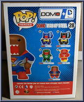 Domo Man of Steel from Heroes - Domo Pop! manufactured by Funko [Back]
