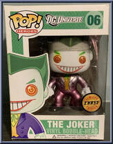 Joker (Metallic) (Chase) from Heroes - DC Universe Pop! manufactured by Funko [Front]