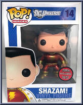Shazam! (Metallic) from Heroes - DC Universe Pop! manufactured by Funko [Front]