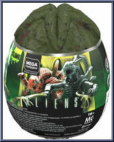Red / Gray Xenomorphs from Heroes - Xenomorph Eggs manufactured by Mega Brands [Front]