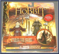 Dwalin the Dwarf & Balin the Dwarf from Hobbit - An Unexpected Journey - 2-Packs manufactured by Bridge Direct [Front]