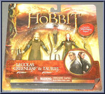 Legolas Greenleaf & Tauriel from Hobbit - An Unexpected Journey - 2-Packs manufactured by Bridge Direct [Front]