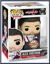 Alex Ovechkin (White Jersey) (Capitals) from Hockey - Pop! Vinyl Figures manufactured by Funko [Front]
