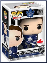 Auston Matthews (Blue Jersey) (Maple Leafs) from Hockey - Pop! Vinyl Figures manufactured by Funko [Front]