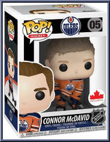 Connor McDavid (Orange Jersey) (Oilers) from Hockey - Pop! Vinyl Figures manufactured by Funko [Front]