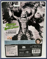 Creature from the Black Lagoon (Black & White) (Carded) from Horror - Universal Monsters manufactured by Mego 2018 [Back]