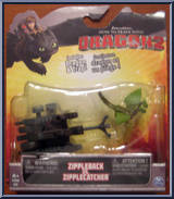 Zippleback vs. Zipplecatcher from How to Train Your Dragon 2 - Mini Figures manufactured by Spinmaster [Front]