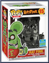 Rat Fink (Gray Chrome) from Icons - Pop! Vinyl Figures manufactured by Funko [Front]