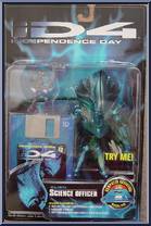 Alien Science Officer from ID4 - Independence Day - Basic Series manufactured by Trendmasters [Front]