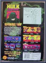 Abomination from Incredible Hulk - Series 1 manufactured by Toy Biz [Back]