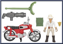 Helena Shaw (with Motorcycle) from Indiana Jones - 2023 - Worlds of Adventure manufactured by Hasbro [Loose]