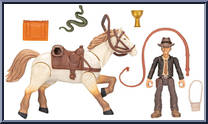 Indiana Jones (with Horse) from Indiana Jones - 2023 - Worlds of Adventure manufactured by Hasbro [Loose]