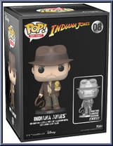 Indiana Jones (Metallic) from Indiana Jones - Pop! Die-Cast manufactured by Funko [Front]