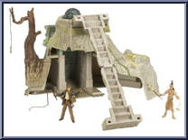 Lost Temple of Akator Playset from Indiana Jones - Kingdom of the Crystal Skull - Accessories manufactured by Hasbro [Loose]
