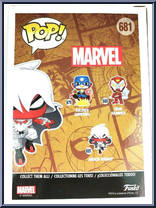 Arach-Knight (Glows in the Dark) from Infinity Warps - Infinity Warps Pop! manufactured by Funko [Back]