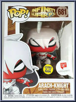 Arach-Knight (Glows in the Dark) from Infinity Warps - Infinity Warps Pop! manufactured by Funko [Front]