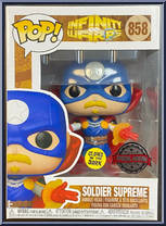 Soldier Supreme (Glows in the Dark) from Infinity Warps - Infinity Warps Pop! manufactured by Funko [Front]