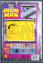 Blizzard from Iron Man - Series 2 manufactured by Toy Biz [Back]