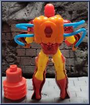 Iron Man (Inferno Armor) from Iron Man - Series 4 manufactured by Toy Biz [Loose]