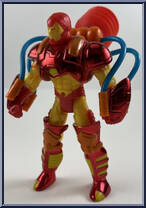 Iron Man (Inferno Armor) from Iron Man - Series 4 manufactured by Toy Biz [Loose]