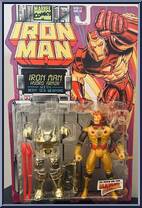 Iron Man (Hydro Armor) from Iron Man - Series 1 manufactured by Toy Biz [Front]