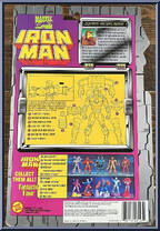 Iron Man (Inferno Armor) from Iron Man - Series 4 manufactured by Toy Biz [Back]