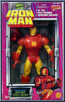 Iron Man (Space Armor) from Iron Man - 10" Deluxe Edition manufactured by Toy Biz [Front]